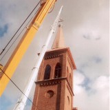 Wieża kościelna, kościół Wrzeście
